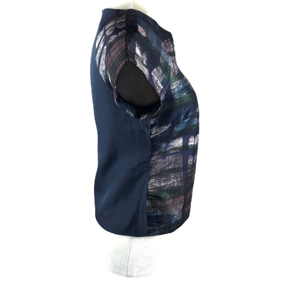 The People’s Metallic Abstract Ponte Top - Picture 4 of 8